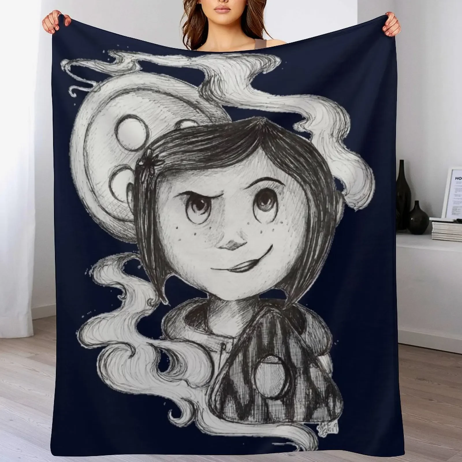 Clever Girl Throw Blanket Summer Cool Breathable Blanket for Sleeping
