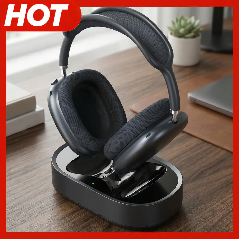 

Headphone Charging Station Fit for AirPods Max Headphones Accessories Magnetic Headset Charger Dock USB-C Anti-Scratch