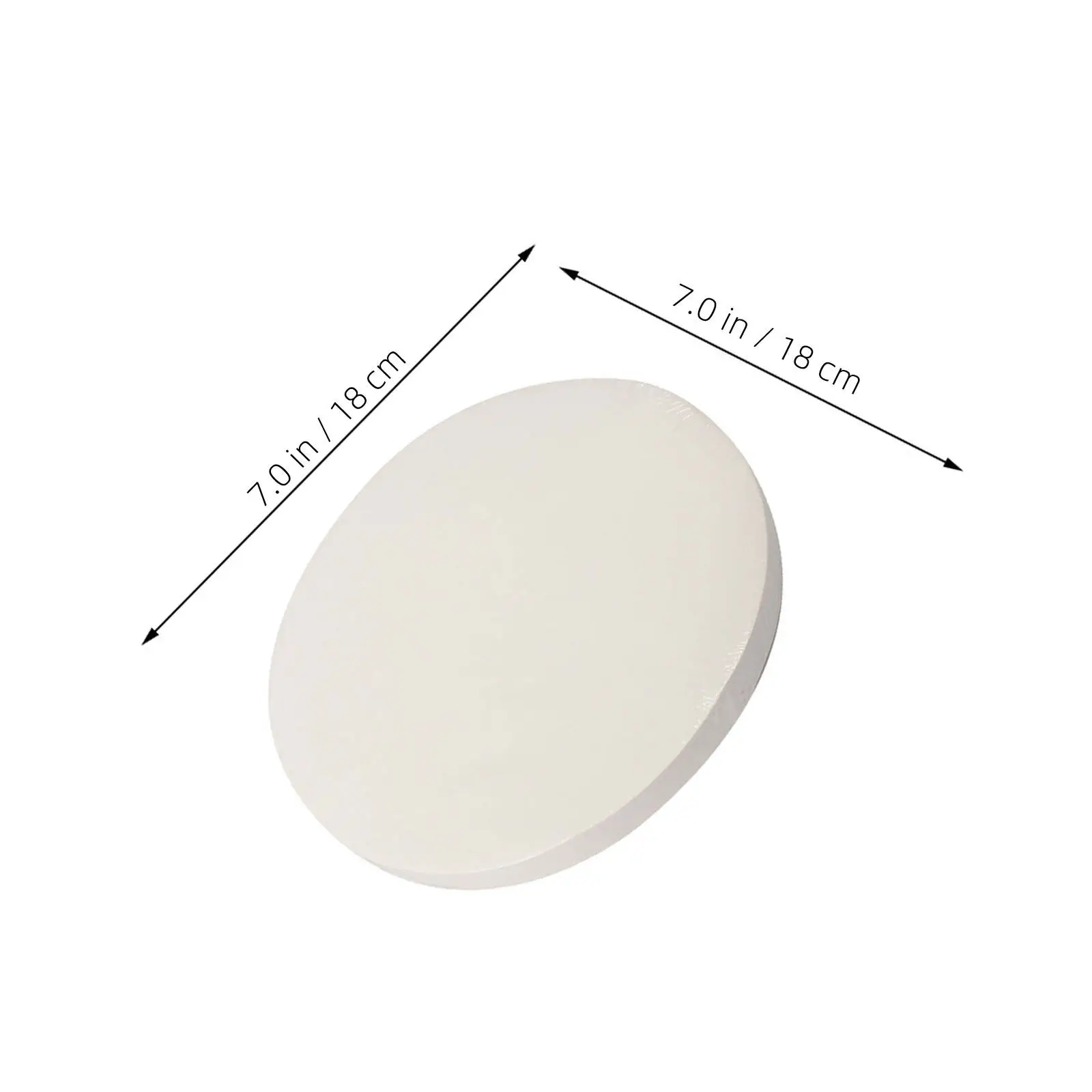 100Pcs Oil Absorbing Paper for Kitchen White Round Soup Frying Stewing Air Fryer Food Oil Absorption Blotting Sheets Filter
