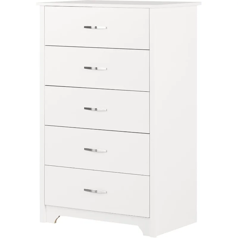 

Fusion 5-Drawer Chest, Pure White