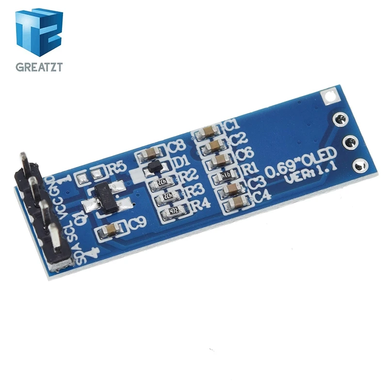 0.69 inch 96x16 OLED Display Module White Display 0.69\