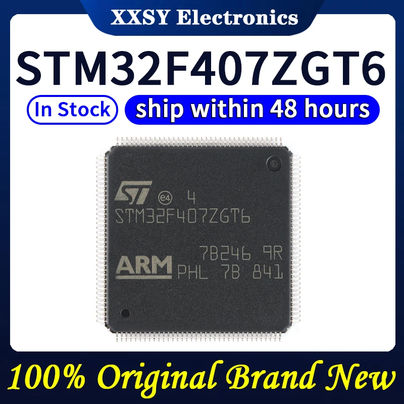 STM32F407VET6 STM32F407VGT6 STM32F407ZGT6 STM32F407ZET6 STM32F407IGT6 STM32F407IGH6 STM32F407IEH6 de haute qualité