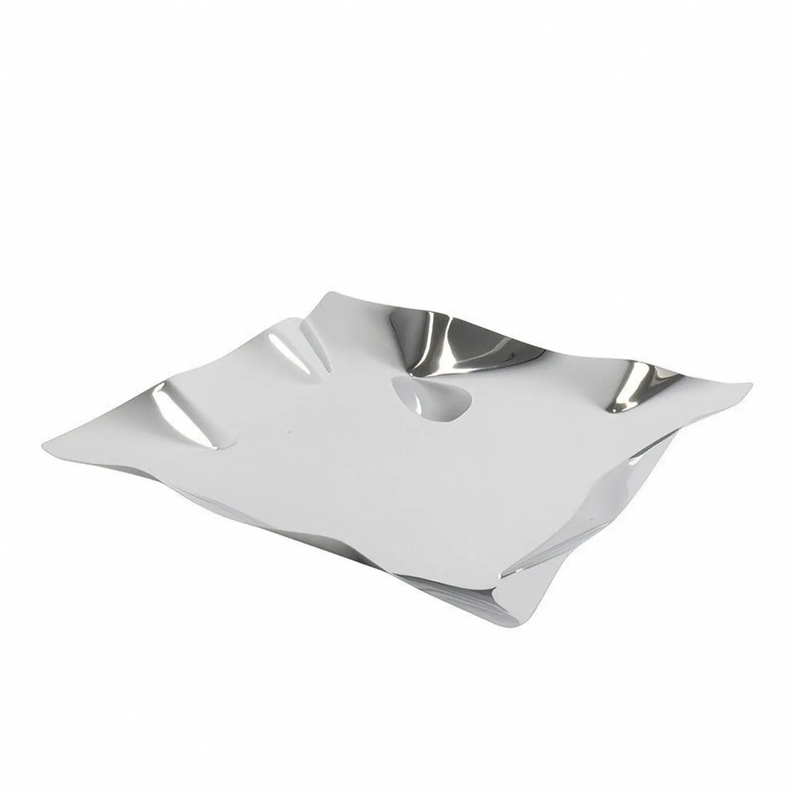 Stainless Steel Fruit Tray Reflective Fruit Plate Sleek for Room Display