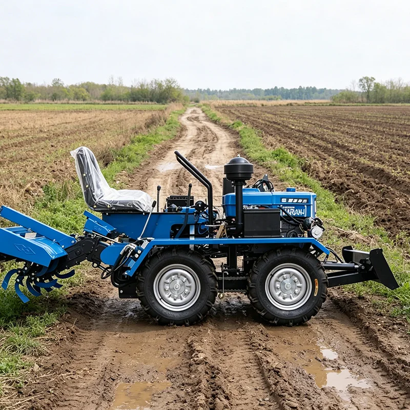 

Индивидуальная настраиваемая, простая в эксплуатации четырехколесная роторная фреза для трактора и колесный микрокультиватор