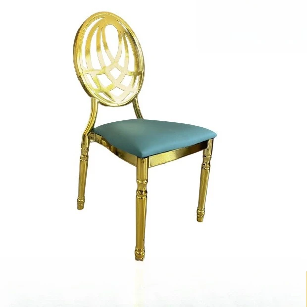 

Hotel Banquet Chairs Wedding Chapel Stainless Steel Dining Chairs Custom Metal Chairs Chairs for events