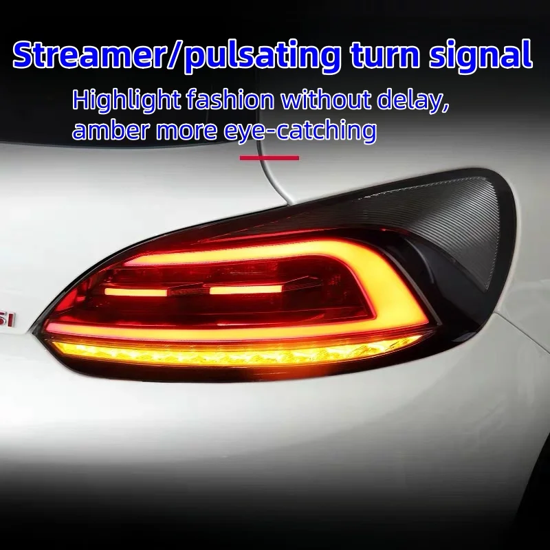 Suitable for Volkswagen Shangku taillights 09-14 assembly Scirocco modified LED running lights, flowing turn signals