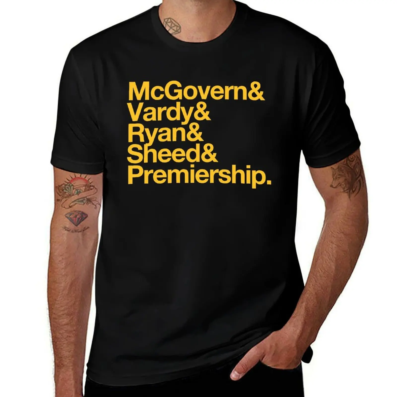 AFL West Coast Eagles Premiers 2018 McGovern Vardy Ryan Sheed T-Shirt Urban Style Casual Short Sleeve Top T-Shirt