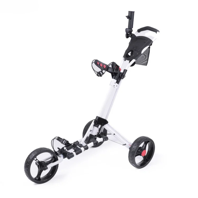 Manufacturer Golf Caddy Buggy Push Pull Golf Cart Small Folding Golf Trolley