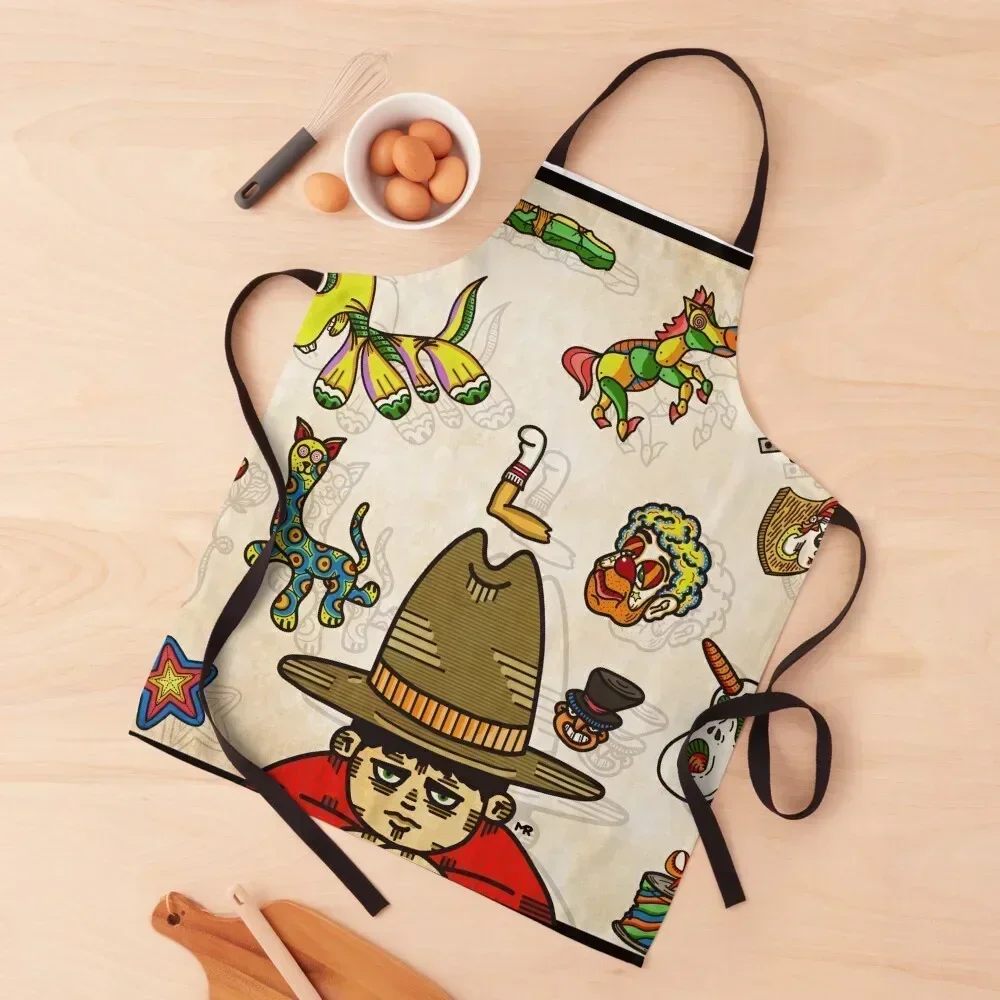 

Kids Doodle Apron Cute Kitchen Accessories Kitchen on the wall Costume Waiter Dress Apron