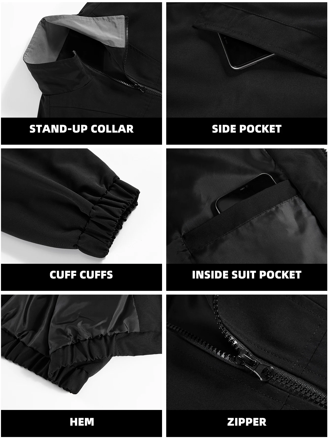 Men's Vintage Loose Campus Jacket Baseball Uniform Cardigan Autumn Spring Casual Sportswear