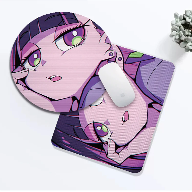 Imagem -05 - Zutto Mayonaka Delinoni Anime Gaming Mousepad Teclado da Empresa Mouse Mats Tapete Tapete de Mesa do Computador Tamanho Pequeno Ztmy