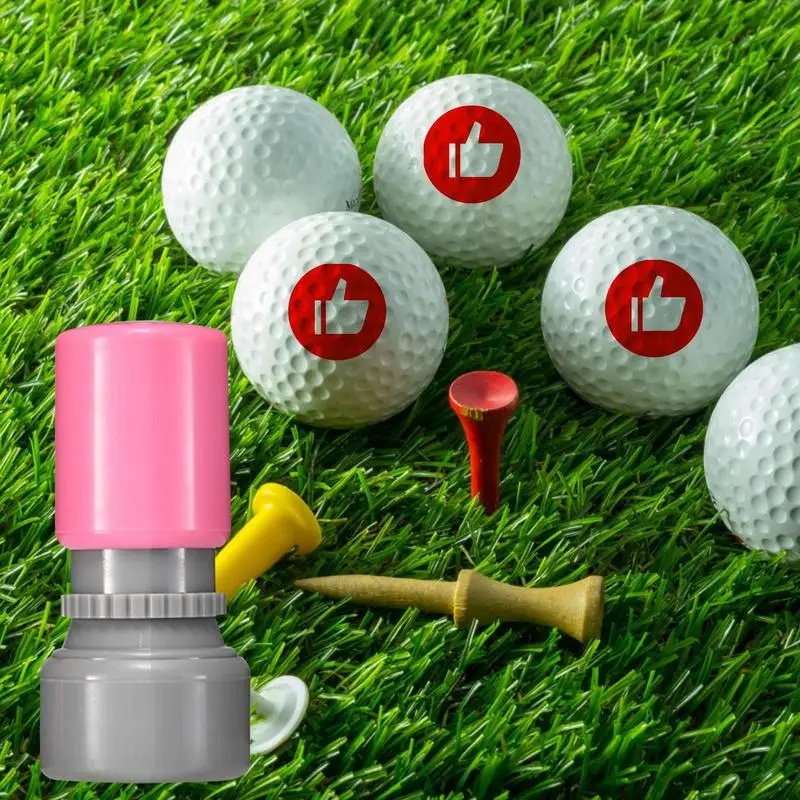 Waterproof Golf Ball Stamper Stamp Marker Impression Seal Quick-dry Multicolors Golf Accessories Symbol For Golfer Gift