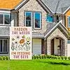 Perfectinsoy Pardon the Weeds I'm Feeding the Bees Garden Flag 12x18 jjp