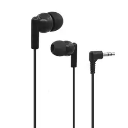 Mini102 3.5mm Wired Earphone with mic PVC Moving Coil In-ear Earbud Game Earphone for Phone