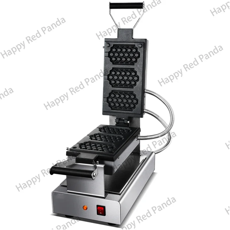 1400W Commercial Electricity Kitchen Waffle Machine Honeycomb Mold Shaped Non-stick Waffle Mould Bakeware Pancake Pan 220V