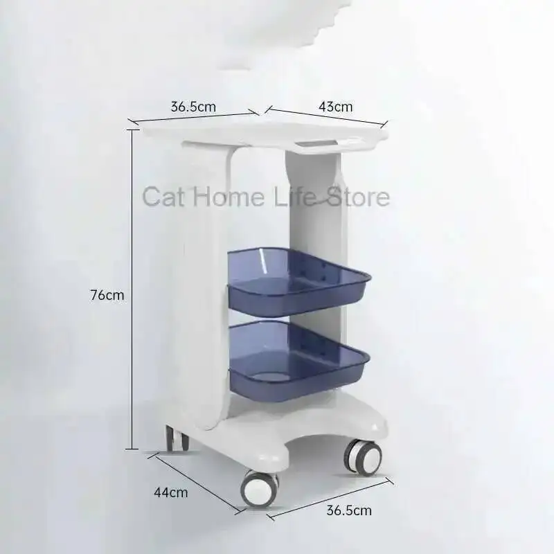 

Профессиональная парикмахерская тележка-органайзер для салонов красоты, стоматологий и косметологических кабинетов, передвижная, с аксессуарами