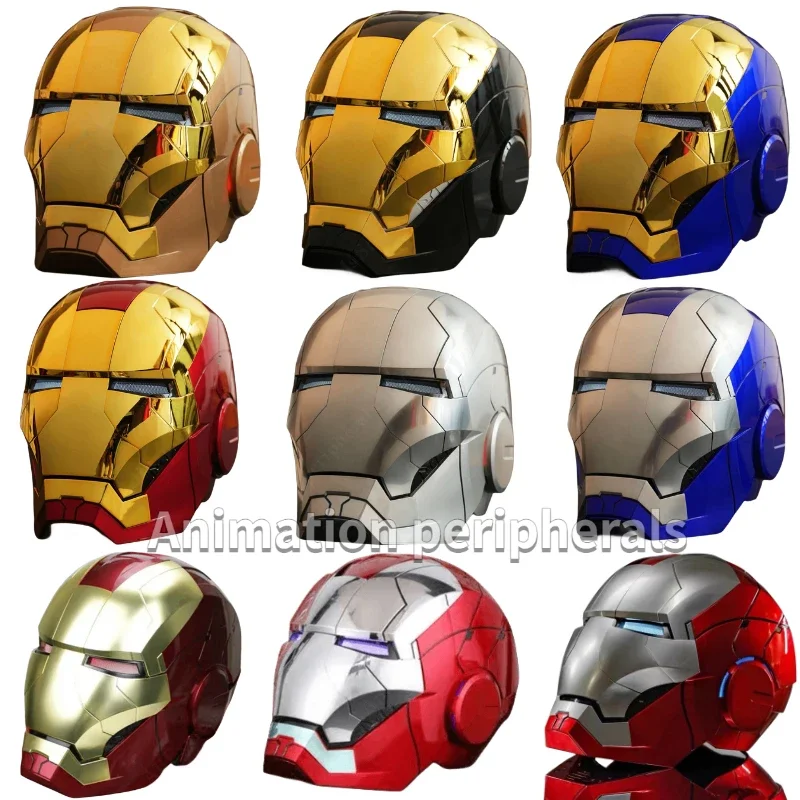 

in stock AutoKing 6.0 Upgrade 1/1 Iron Man Mk5 Helmet Wearable and Deformable English Voice Controlled Multi Control