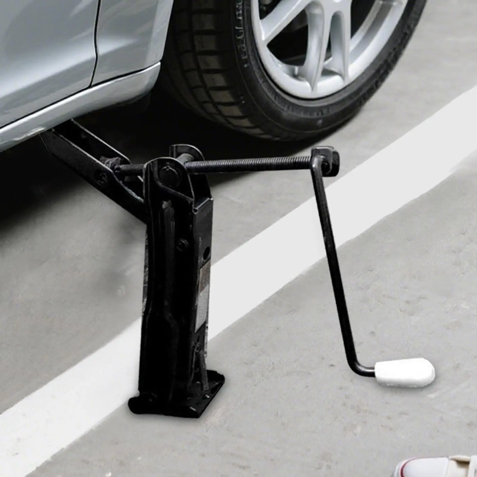 Car Jack Z-Type auto Jack Portable Car Lift Support Stands Hand crank Tire Change Lifts Tool for Motorcycle Offroad Home RV