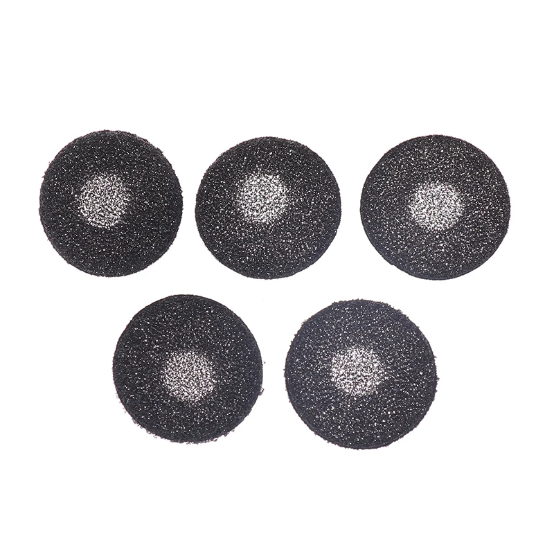 ฟองน้ำครอบหูฟัง 18 มม. 100 ชิ้น สำหรับหูฟังแบบแบน อุปกรณ์เสริมสำหรับหูฟัง