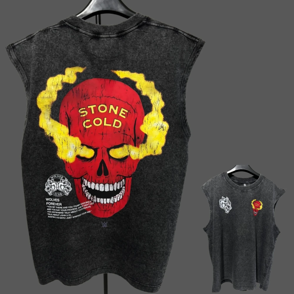 الصيف القطن الرجال غسلها القطن تانك القمم العضلات الصالة الرياضية أكمام تجريب تي شيرت صدرة للجري الشاطئ فضفاض تيز Y2k الملابس