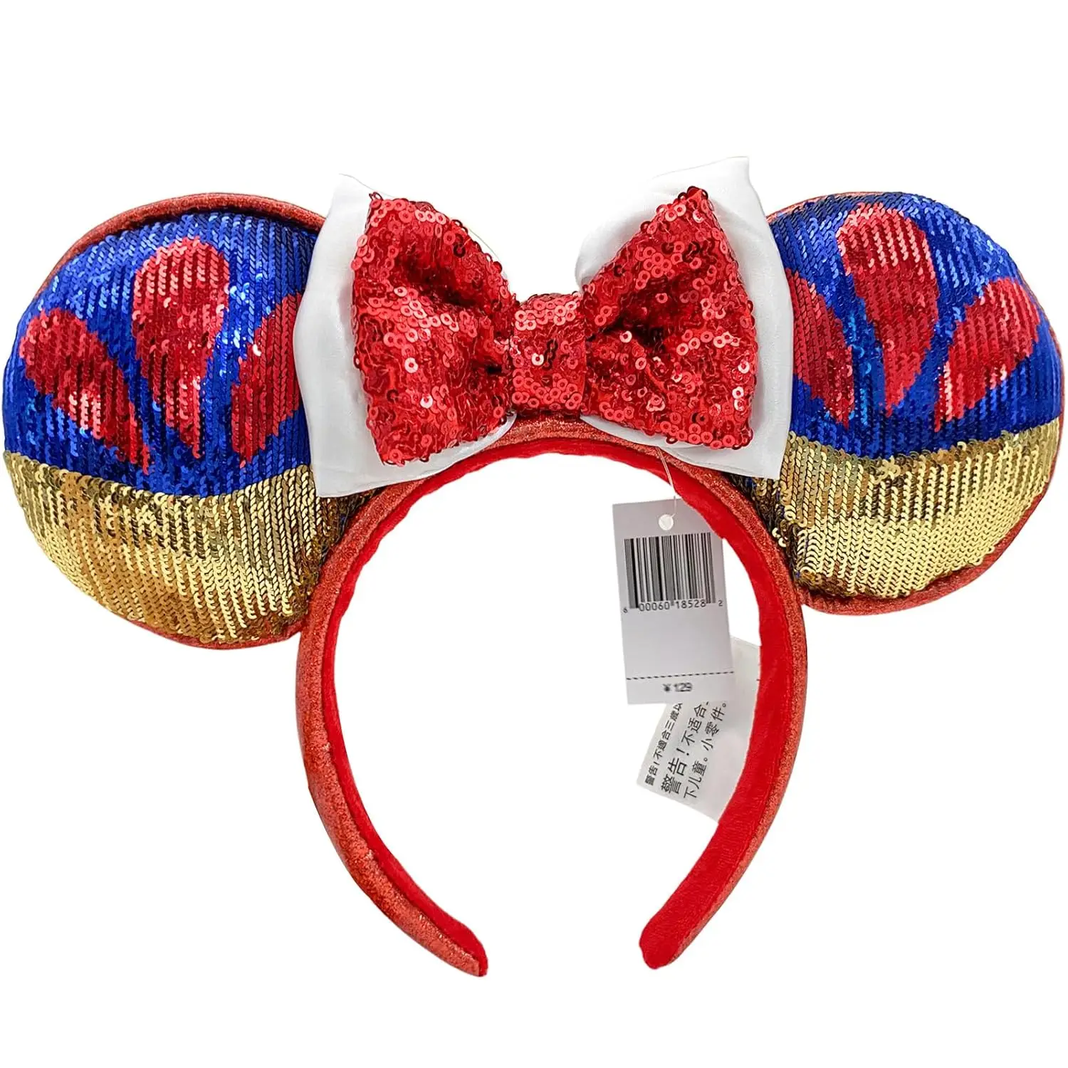

Frozen Snow White Mickey Mouse Headband Plush Hair Accessories Party Christmas Halloween Decoration Cosplay Costume for Girls