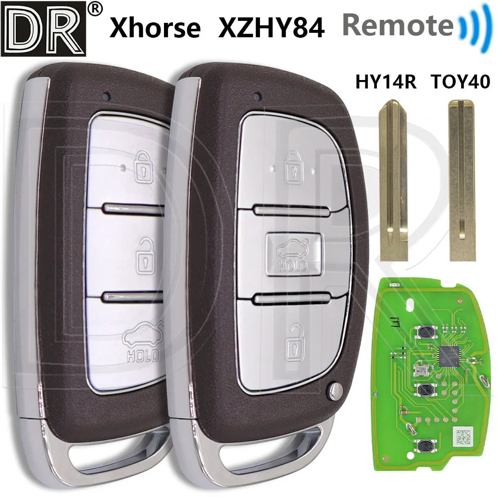 

Отличный ключ-брелок Xhorse XZHY84EN Special i25 Type XZ Series (TOY40/HYN14R Blade) для автомобилей Hyundai (с функцией Keyless Go)