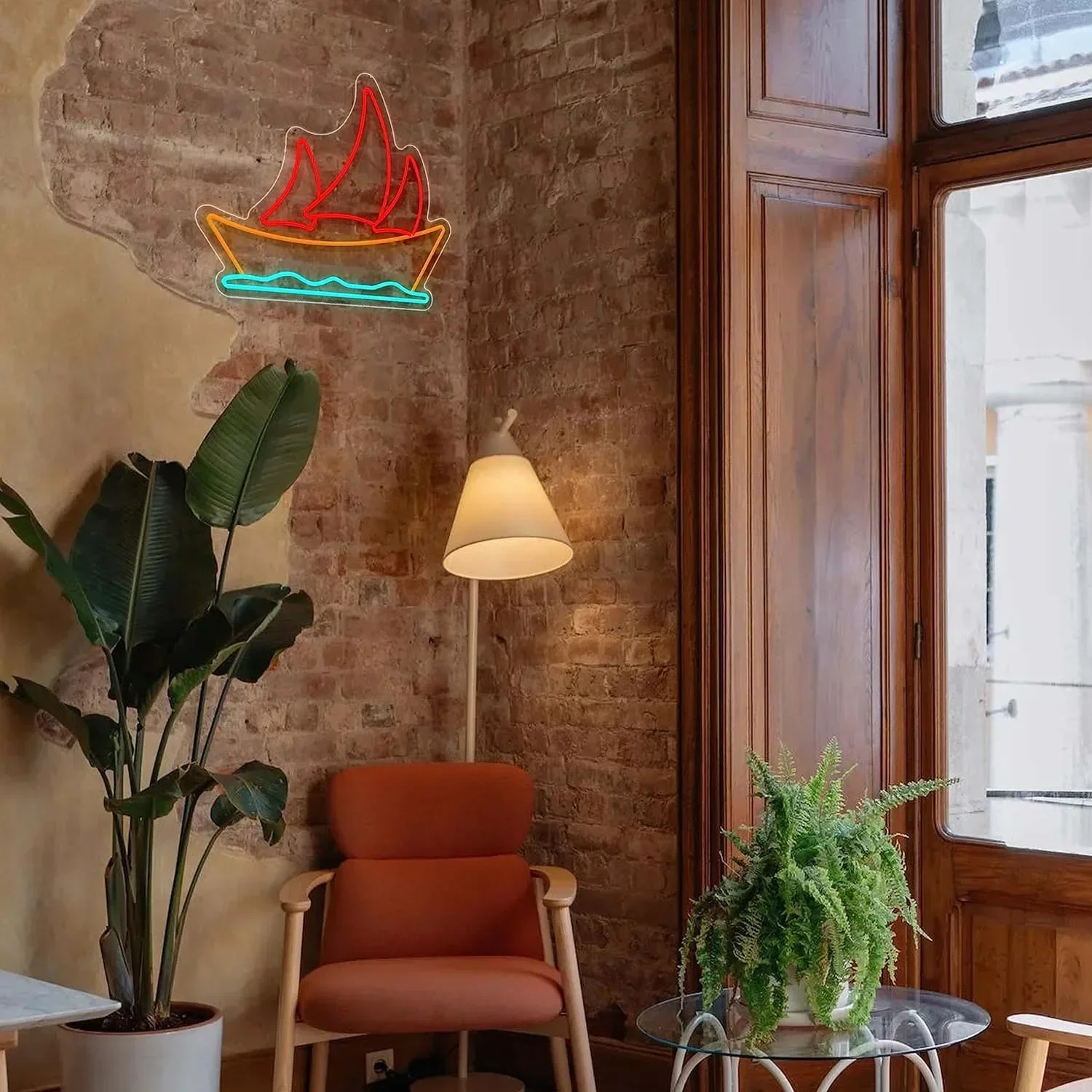 Sailing Neon Sign for Boat, LED Gamer Neon Sign, Wall Decoration, Game Light Decor, Bedroom, Bar