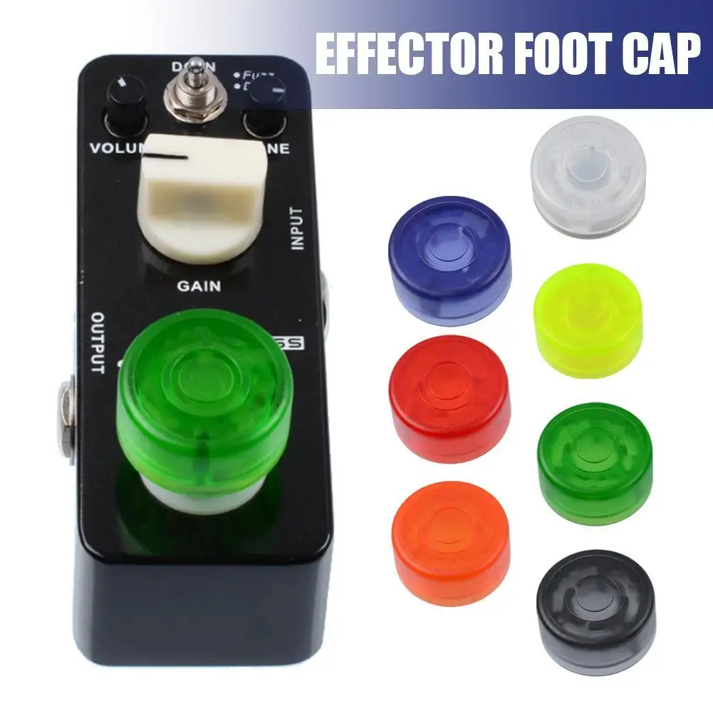 Effector Foot Cap Effect Device Foot Spike Cap Effect Knob Single Effect Peg Multi-color Option Expanded Touch Outside