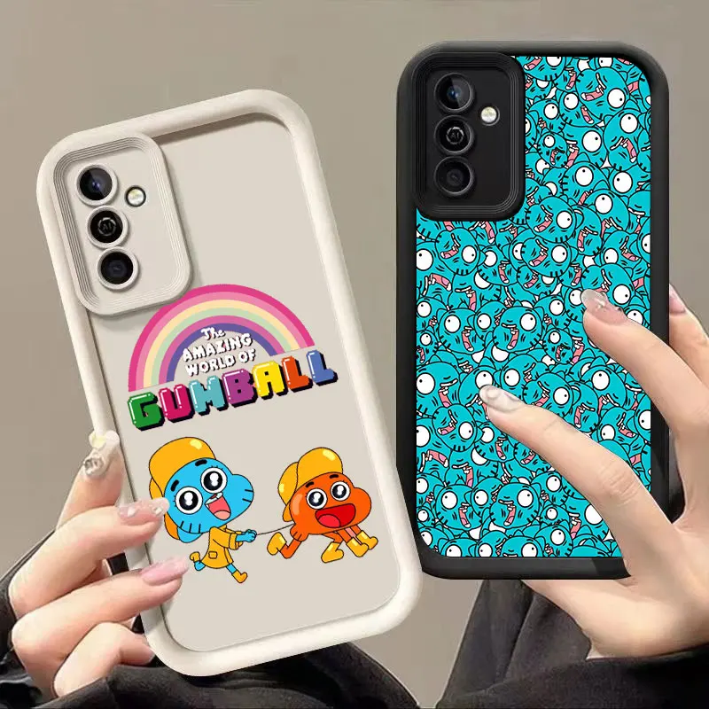 Amazing World Gumball Sky Eye Stairs Soft Silicone Phone Case For Samsung Galaxy S20 S21 S23 S24 FE S22 S25 Plus Ultra