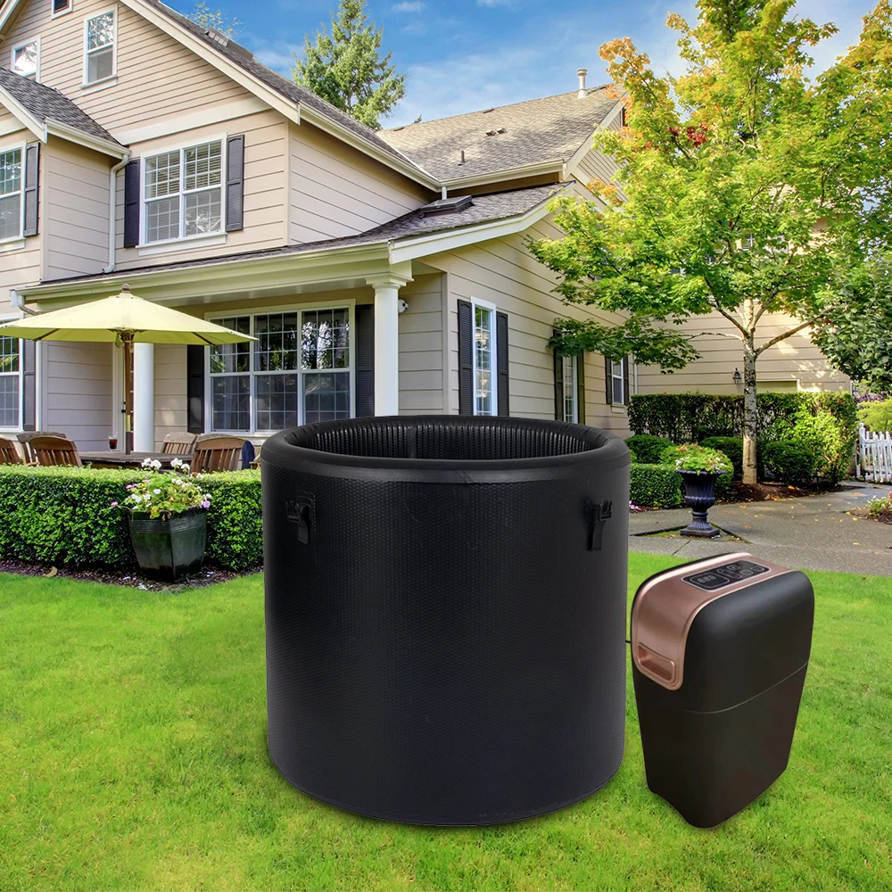 

For New Style Inflatable 5cm Spa Hot Tub Whirl Pool Spa With Massage Heating Inflation Function Bubble Spa m