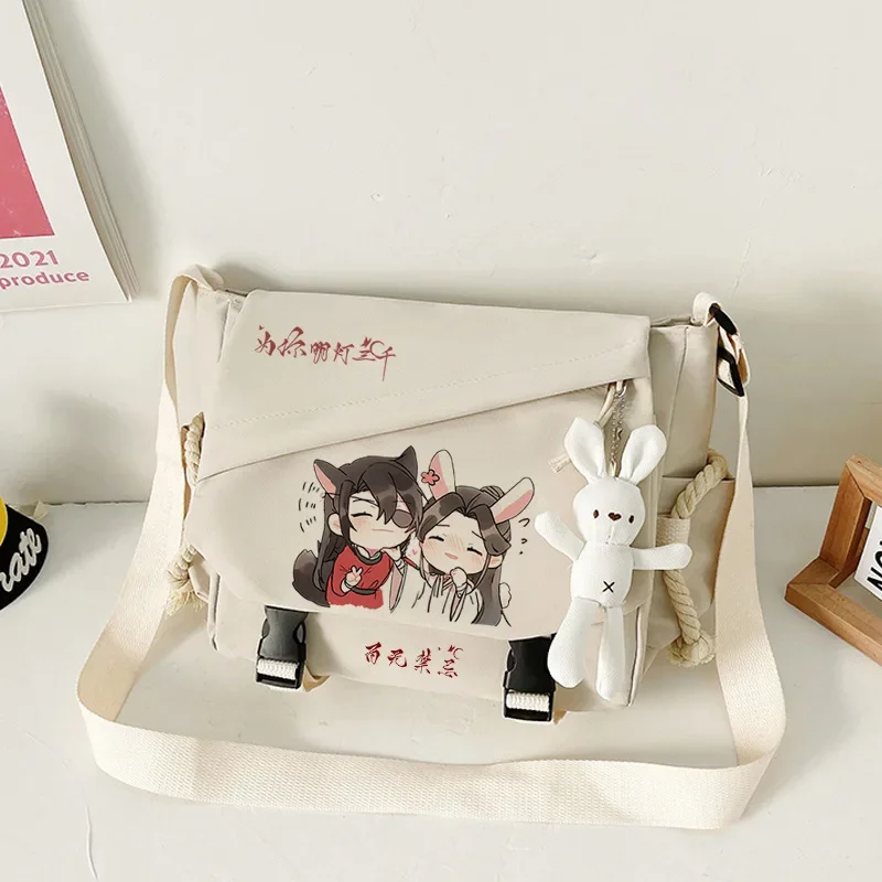 Anime Tian Guan Ci Fu Fashion Shoulder Bags Hua Cheng Xie Lian School Bag Student Casual Large Capacity messenger bag Boys Girls