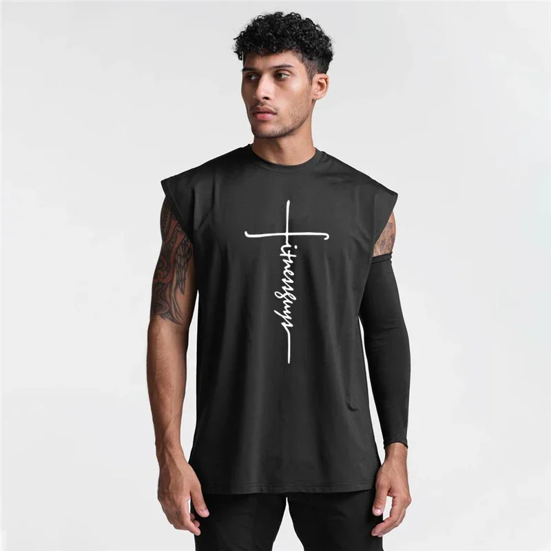 Fitnessguys Gym Kleidung Mesh Quick Dry Training Singuletts Bodybuilding Tank Tops Herren Muskel ärmellose T-Shirts Sportwesten