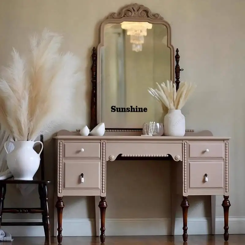 

Natural Pink Makeup Vanity Desk Adult Drawers Cheap Corner Makeup Vanity Desk Modern Vintage Kaptafel Furniture For Bedrooms