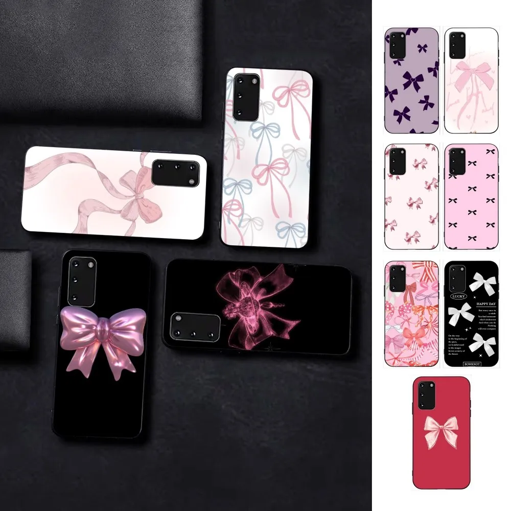 

Rosette bow knot Phone Case For Samsung S 9 10 20 21 22 23 30 23plus lite Ultra FE S10lite Fundas