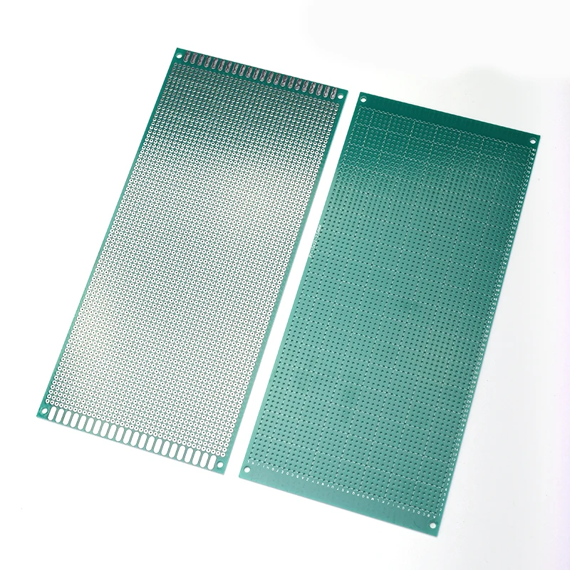 2 Stück einseitige Universalplatine mit 2,54 mm Rastermaß, Größe 10x22 cm, für Elektronik-DIY-Projekte – Detail 3