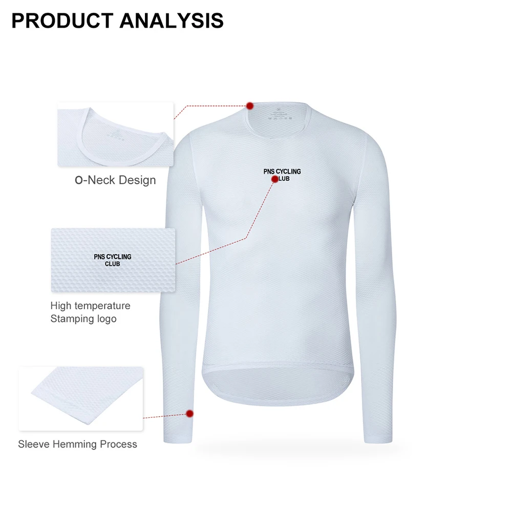 PNS Cycling Cycling Base Layer Men Long Sleeve Bike Sports Shirt Bicycle Underwear Racing Bicycle Shirt MTB Clothing Breathable