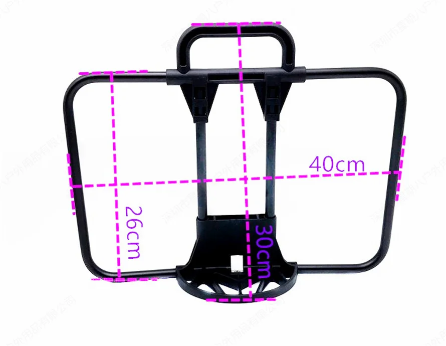 Bicycle Bags Panniers Mount Use For Brompton Birdy Folding Bike Front Bag Aluminum Alloy Bracket 40cm*26cm S-bag