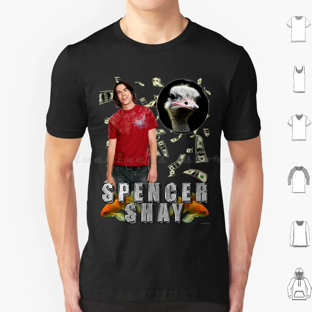 Spencer Shay é um ícone t camisa de algodão das mulheres dos homens diy impressão spencer Shay Jerry Trainor Icarly I Carly Miranda Cosgrove Carly