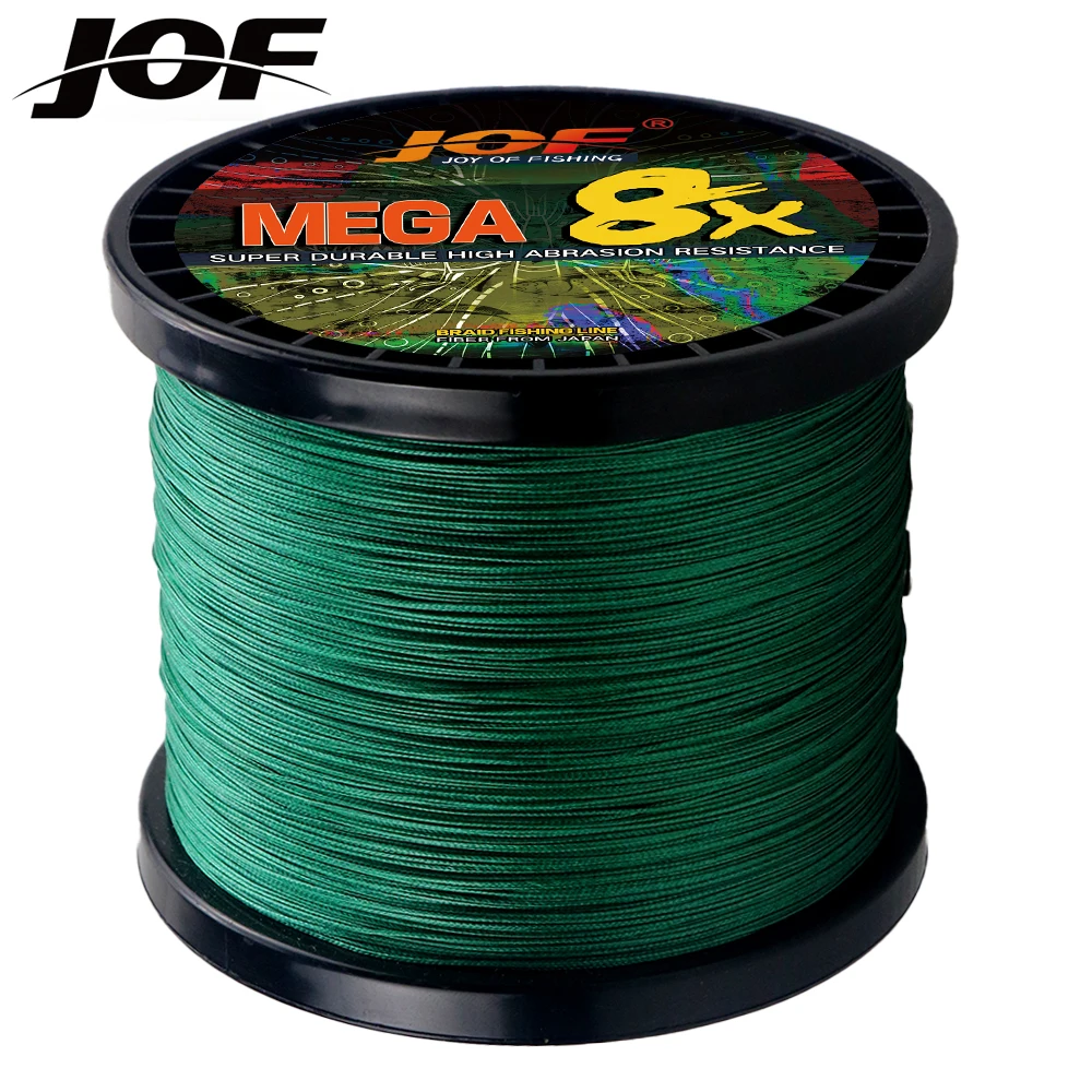 JOF X8 PE Braided Fishing Line Pesca Carp Multifilament Fly Wire Japanese Saltwater 1000M 500M 300M 18LB-78LB