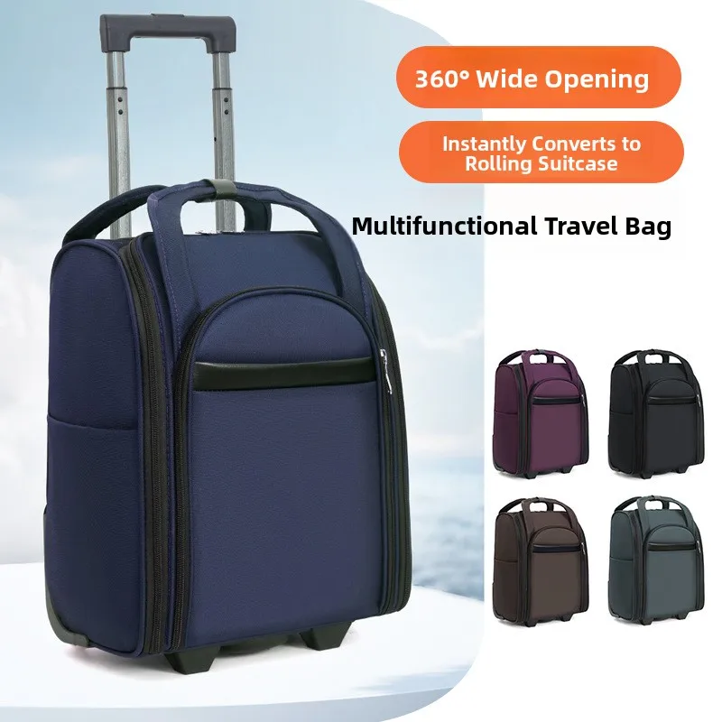

Large Capaci Travel Bag Lage Suitcase Handheld Pull Rod Two-Way Bag ort Trip Men's Foldable Carry-On Boarding Bag