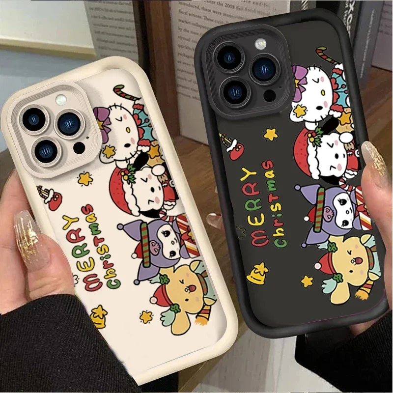 Чехол для infinix Hot 30i 40i 20 Note 30 40 Pro VIP Play 12G96 SMART 8 7 6 5 TECNO CAMON 20 Pro 30 SPARK10 PRO Christmas Sanrio