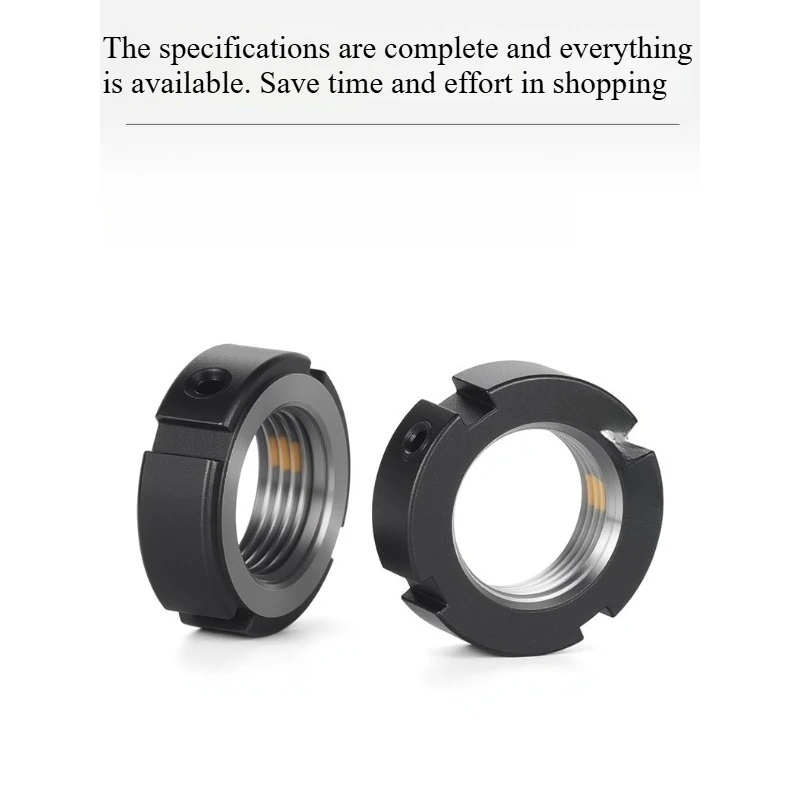 R-type locking nut radial precision locking nut for main bearing of screw machine tool