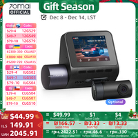 70mai Dash Cam A410 Front 1440P Rear 1080P Car DVR Upgraded Ver. of 70mai A400 Car Recorder 24H Parking Mode Support Max 256GB