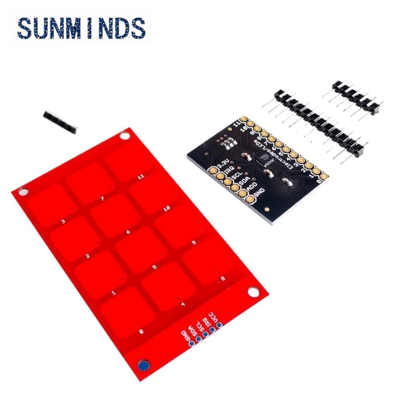 MPR121 Breakout V12 Capacitive Touch Sensor Controller Module I2C Interface keyboard Development Board for arduino