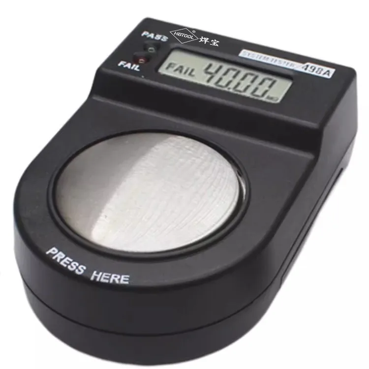 帯電防止ブレスレットテスター-デジタルディスプレイ-498a-帯電防止リストバンド検出-498