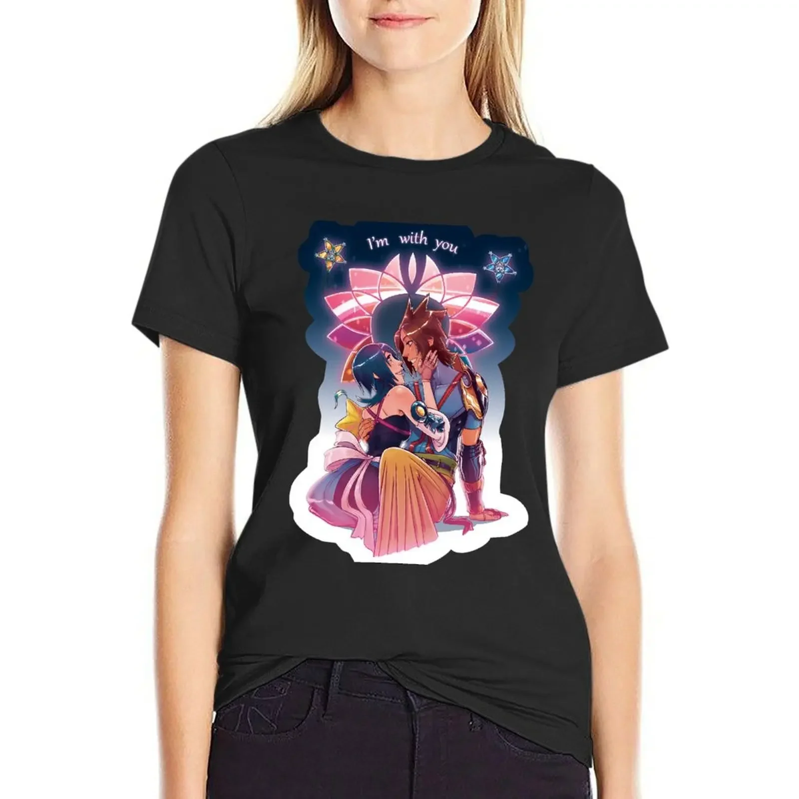 

Terraqua 001 T-Shirt anime clothes graphics plus sizes Female clothing t shirt Women