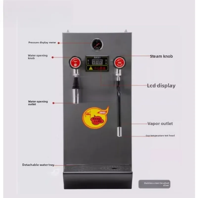 Intelligent Milk Frother Machine New Powerful Electric Milk Frother Steamer for Cafe