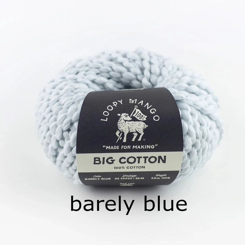 1 *100g ball Loopy Mango big cotton Yarn 100% cotton Yarn Handknitting Yarn