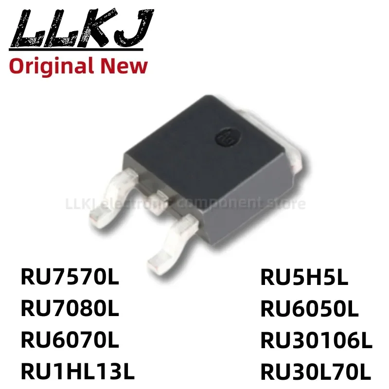 1шт RU7570L RU7080L RU6070L RU1HL13L RU5H5L RU6050L RU30106L RU30L70L TO252 MOS Fet