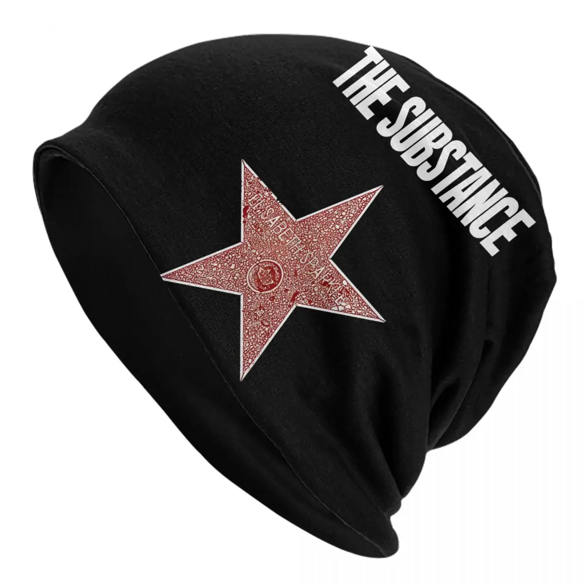 The Substance Movie Skullies Gorros Sombrero Casual Hombres Mujeres Gorra al aire libre Cálido Gorro de doble uso Sombreros